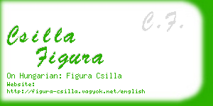 csilla figura business card